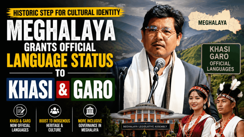 Meghalaya Grants Official Status to Khasi and Garo Languages
