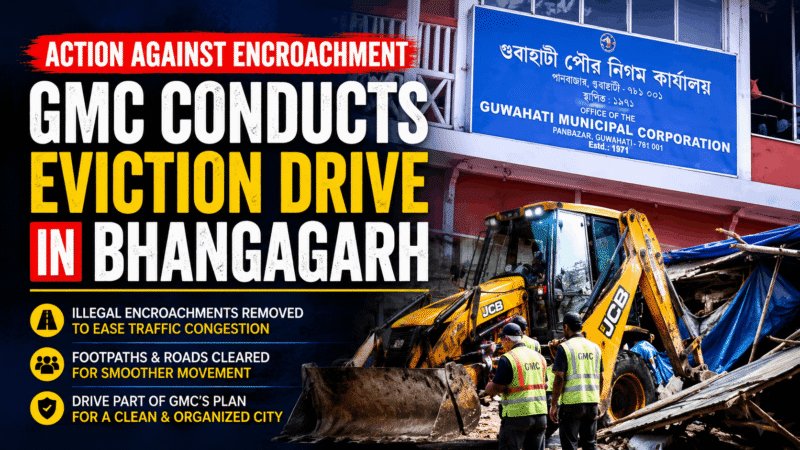 GMC Conducts Eviction Drive in Bhangagarh to Ease Traffic Congestion