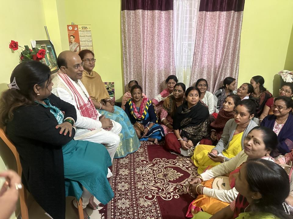 Dr Vijay Kumar Gupta Interacts with Public in Central Guwahati, Highlights Development Initiatives