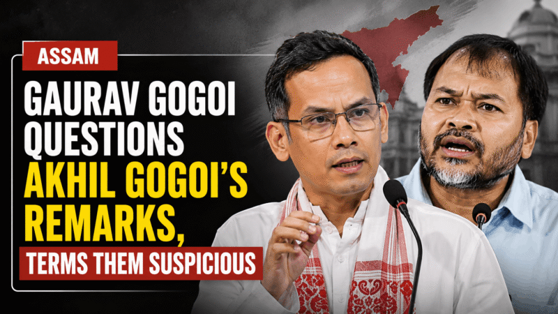Assam: Gaurav Gogoi Questions Akhil Gogoi’s Remarks, Calls Them ‘Suspicious’