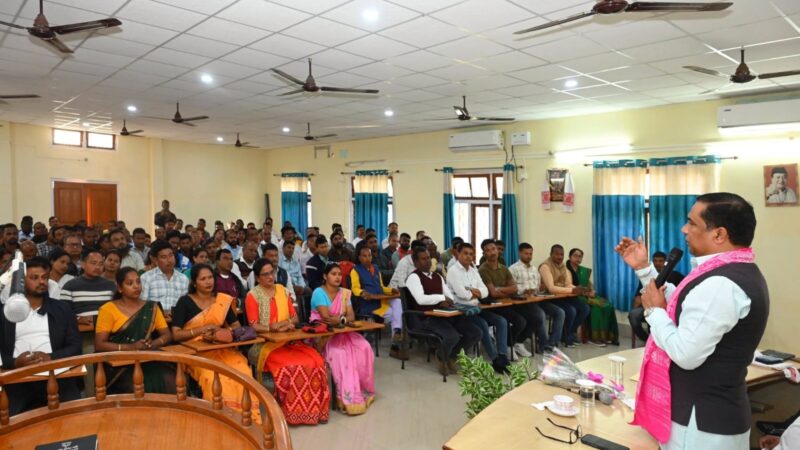 Jayanta Malla Baruah Attends BJP Mandal Executive Committee Meeting in Nalbari