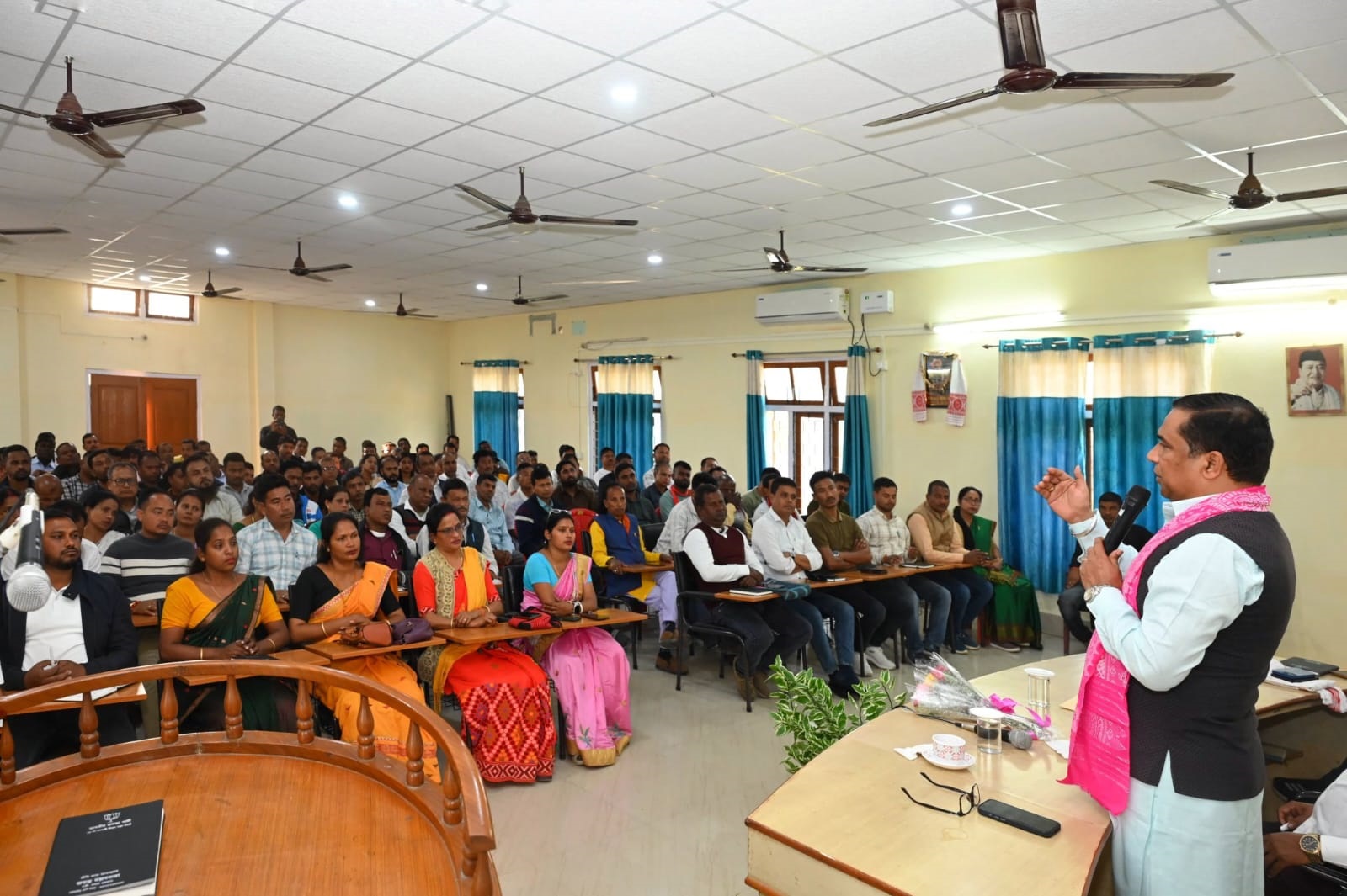Jayanta Malla Baruah Attends BJP Mandal Executive Committee Meeting in Nalbari