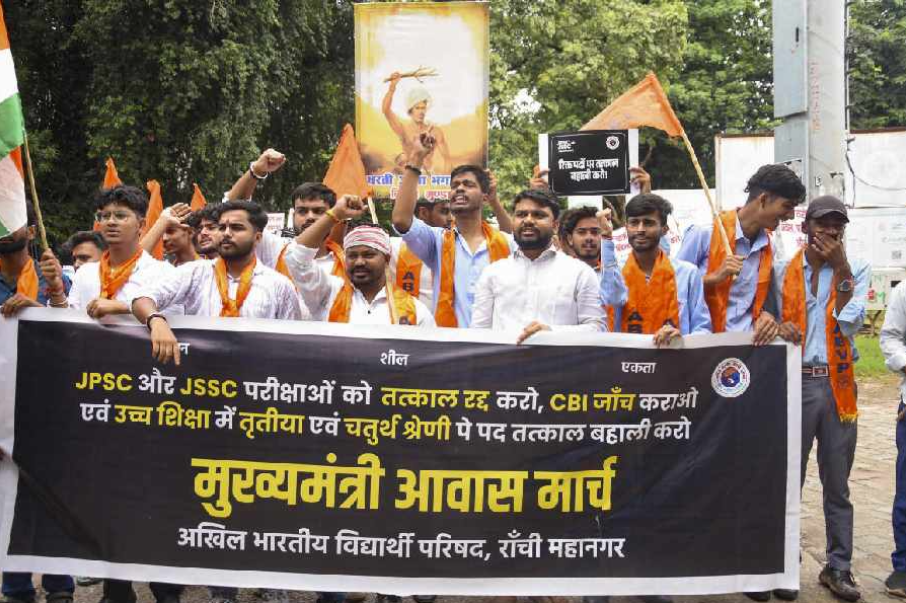 Jharkhand Exam Row: 110 ABVP Workers Detained During March to Assembly