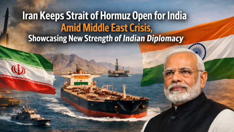 Iran Keeps Strait of Hormuz Open for India Amid Middle East Crisis, Showcasing New Strength of Indian Diplomacy