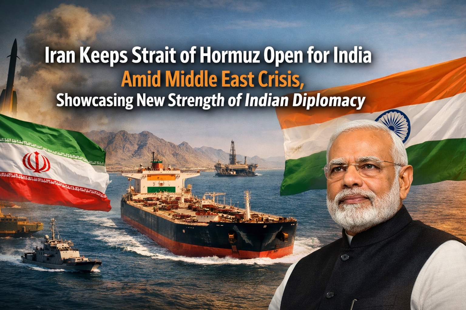 Iran Keeps Strait of Hormuz Open for India Amid Middle East Crisis, Showcasing New Strength of Indian Diplomacy