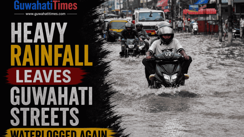 Heavy Rainfall Leaves Guwahati Streets Waterlogged Again