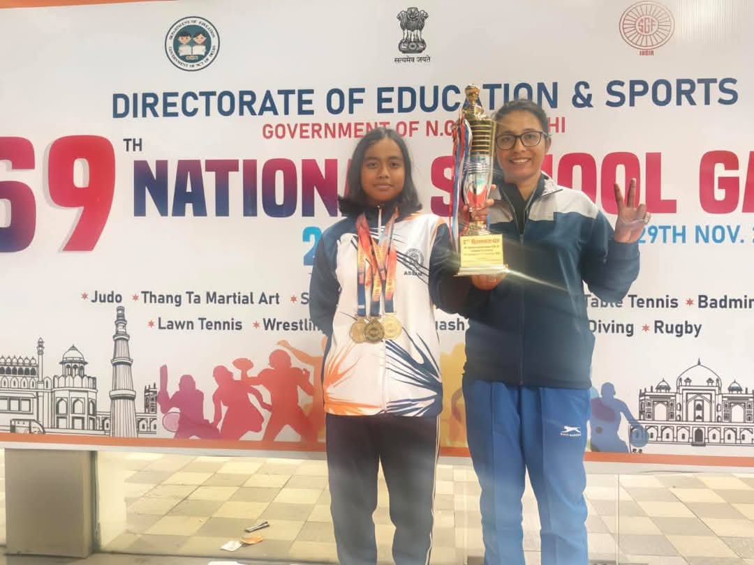 69th National School Games Conclude: Assam Secures Second Runners-Up Title in Under-14 Girls Category