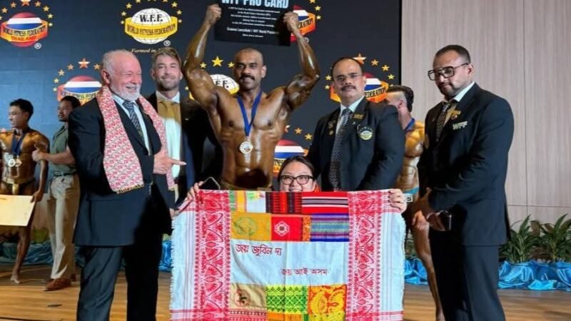 Assam’s Dr Amit Kumar Talukdar Wins Gold at WFF South East Asia Championship in Thailand