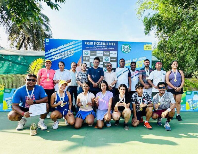 Assam Pickleball Open Concludes with Enthralling Matches and Grand Participation