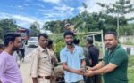 Khanamukh Forest Beat office distributes saplings