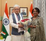 Guwahati’s renowned film producer Dr Junmoni Devi Khaund meets Governor of Telangana