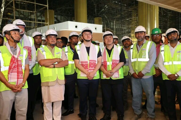 CM Sarma visits new terminal construction site at LGBI Airport