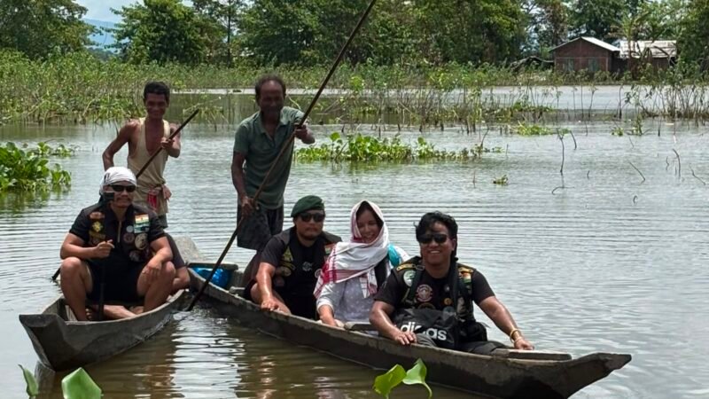 Zeme Hill Riders Extend Flood Relief Support to Affected Families in Sivasagar