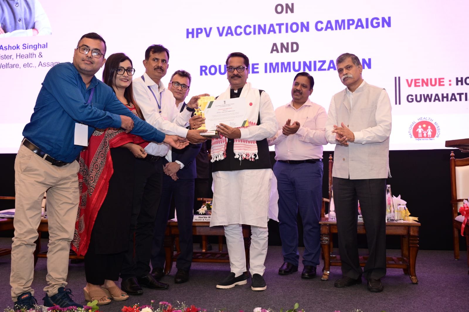 Bajali Tops the State with 104% Coverage in HPV Vaccination