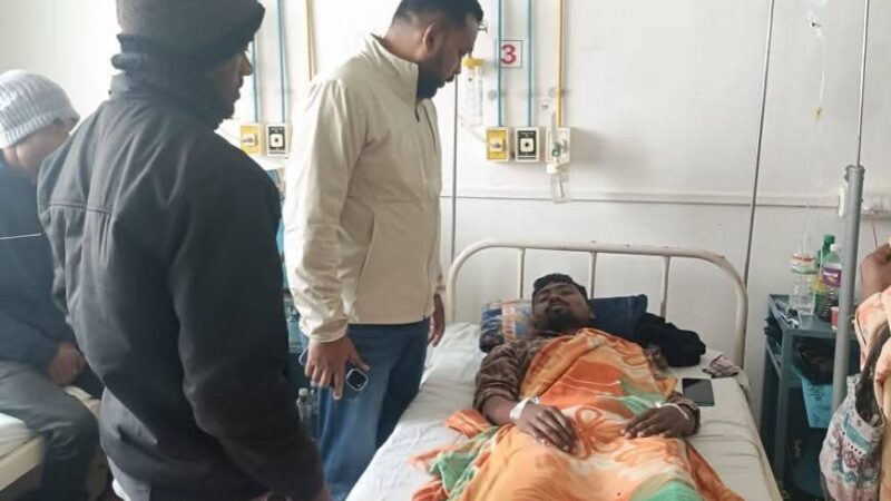 Srirampur MCLA Wilson Hasda Visits Injured Saimon Kisku at FAAMCH, Condemns Attack in Chirang