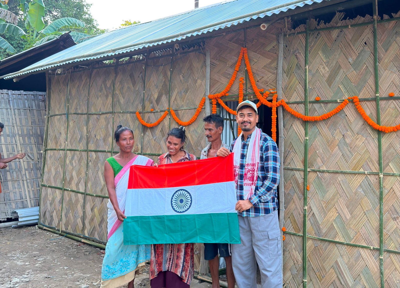 Bikash Chetry, Sewa Foundation Team Complete House for Flood-Affected Family; Home Inaugurated on Independence Day