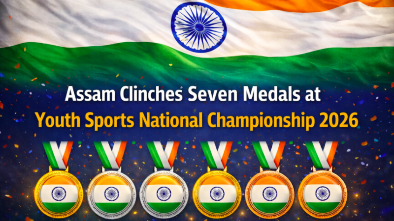 Assam Clinches Seven Medals at Youth Sports National Championship 2026