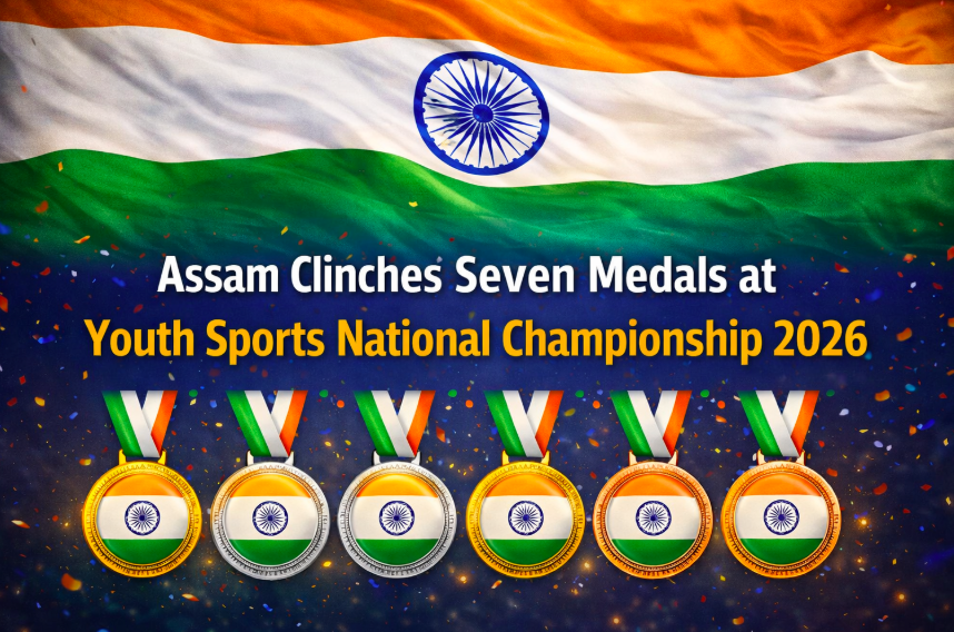Assam Clinches Seven Medals at Youth Sports National Championship 2026