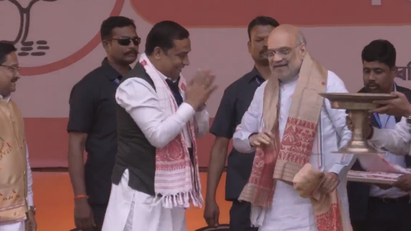 ‘নলবাৰীৰ ৰাস, ওজা পালিৰ সুবাস গুজৰাটলৈ বিয়পি পৰিছে’ :নলবাৰীত গৃহ মন্ত্ৰী অমিত শ্বাহ