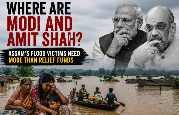 Where Are Modi and Amit Shah? Assam’s Flood Victims Need More Than Relief Funds