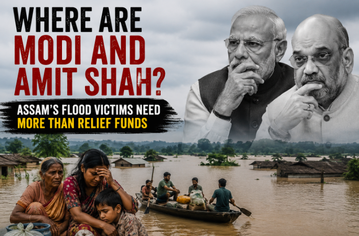 Where Are Modi and Amit Shah? Assam’s Flood Victims Need More Than Relief Funds