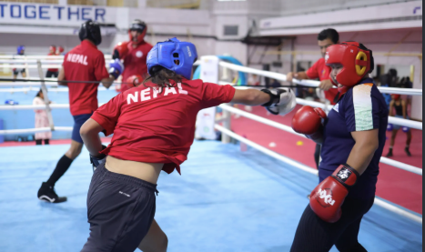 Nepal Boxing Team Trains in Guwahati Ahead of Asian Games