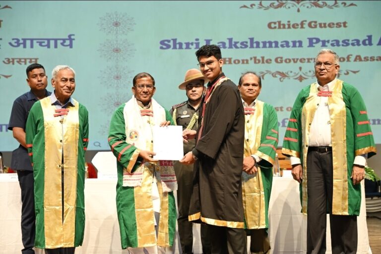 IIIT Guwahati Holds 7th Convocation Ceremony: Governor Acharya Urges Graduates to Lead India’s Digital Future