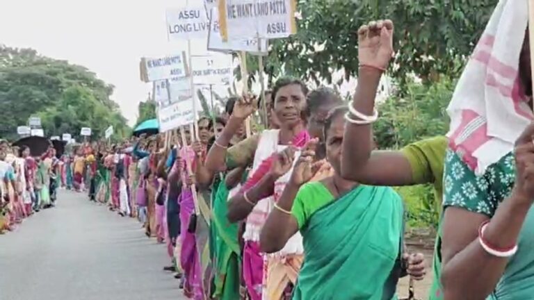 কোকৰাঝাৰত সদৌ চাওঁতাল ছাত্ৰ সন্থাৰ বিশাল গণ সমাৱেশ