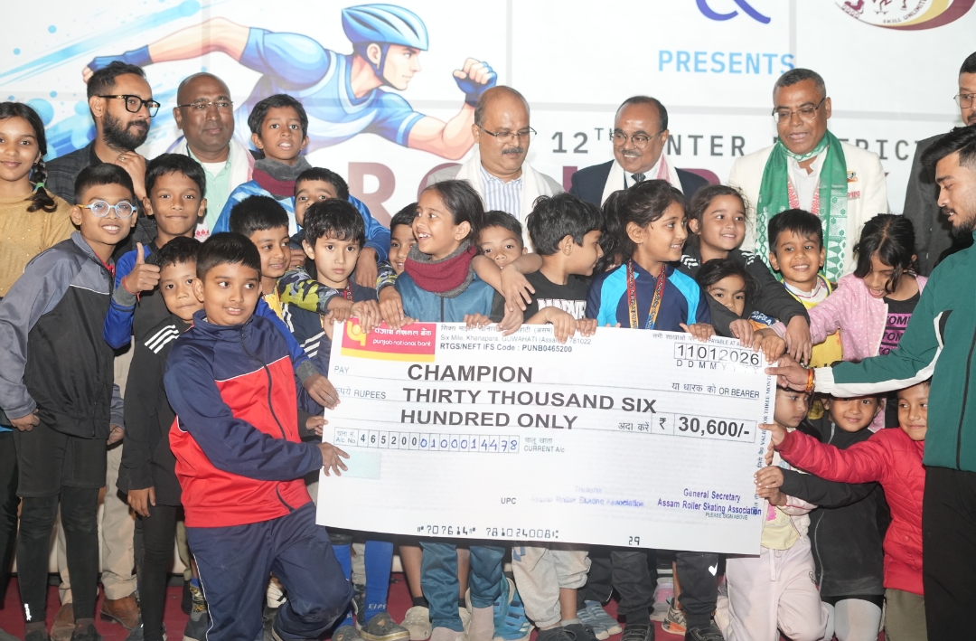 Kamrup Emerges Overall Champion at 12th Inter-District Roller Skating Championship in Guwahati
