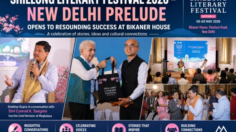 Shillong Literary Festival 2026 – New Delhi Prelude Opens to Resounding Success at Bikaner House