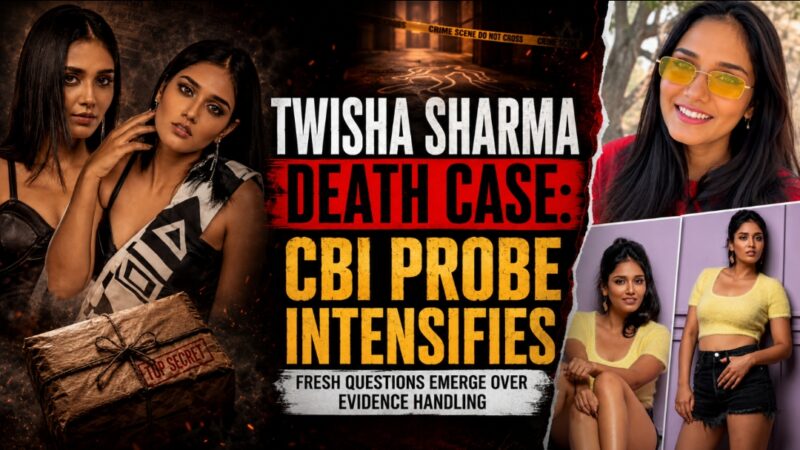 Twisha Sharma Death Case: CBI Probe Intensifies as Fresh Questions Emerge Over Evidence Handling