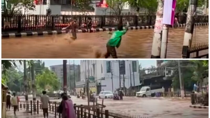 No Rain, Yet Knee-Deep Flooding: Six Mile Residents Left Stunned as Roads Go Underwater