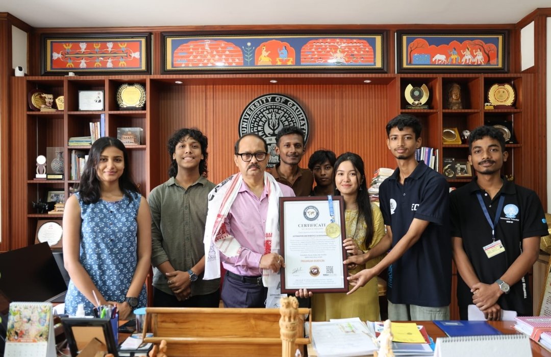 AURA Robotics Summer Camp Sets North-East India University Student-Led Robotics Record