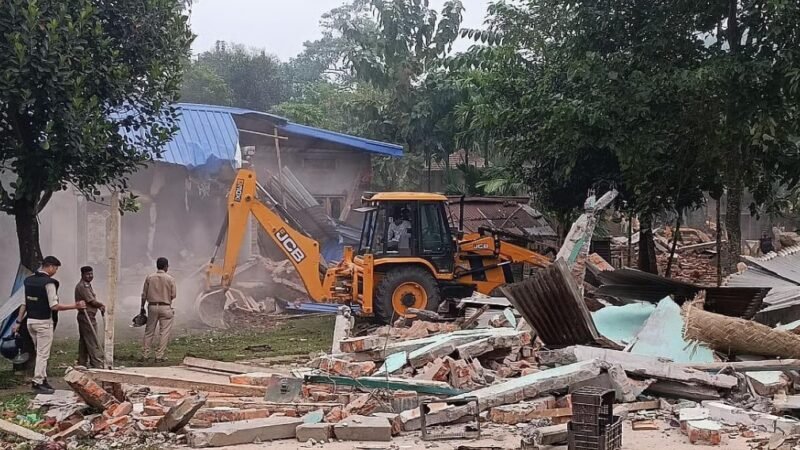 ASSAM: 73 HOUSES DEMOLISHED IN EVICTION DRIVE