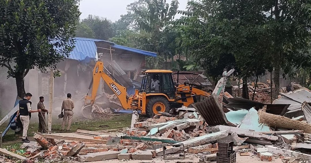 ASSAM: 73 HOUSES DEMOLISHED IN EVICTION DRIVE