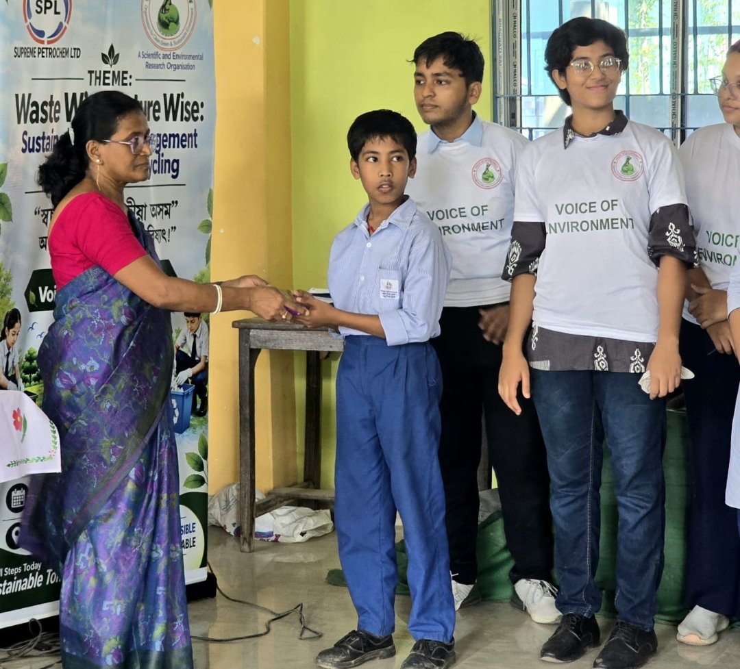 Voice of Environment Organises “Waste Wise, Future Wise” Environmental Awareness Programme for School in Guwahati