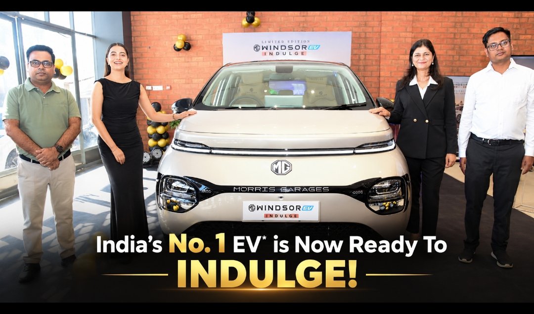 MG Windsor INDULGE Edition launched at INR 17,99,800 (ex-showroom)