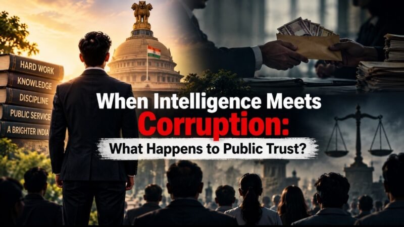 When Intelligence Meets Corruption: What Happens to Public Trust?