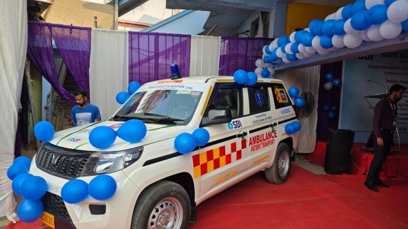 Indian Awaz Foundation Launches Ambulance Service in Sribhumi with SBI CSR Support