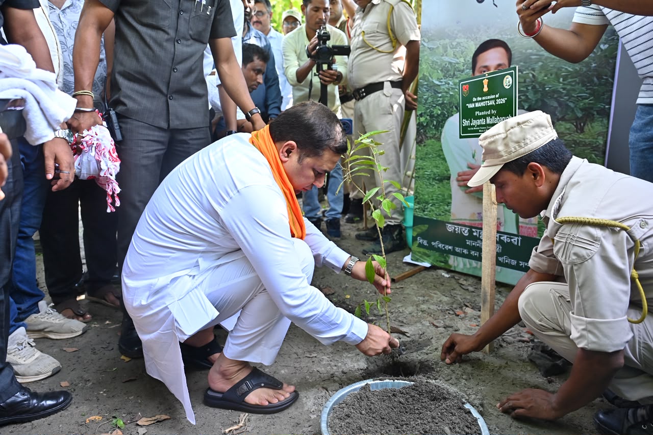 Forest Minister Jayanta Malla Baruah Launches Assam’s Ambitious Statewide Plantation Drive at Pobitora