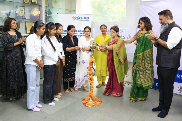 बच्चों के यौन उत्पीड़न मामलों में सपोर्ट पर्सन के लिए सी-लैब ने शुरू किया देश का पहला सर्टिफिकेट कोर्स