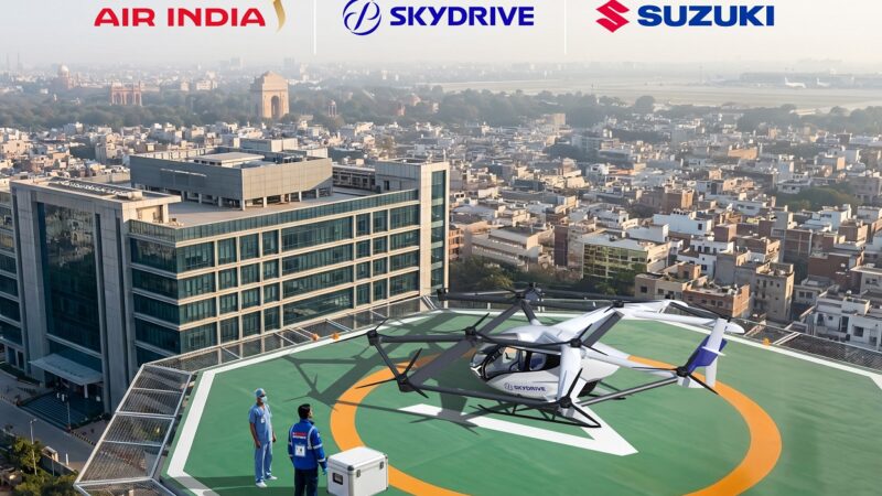 Air India Partners with SkyDrive and Suzuki to Study eVTOL Use for Medical Logistics